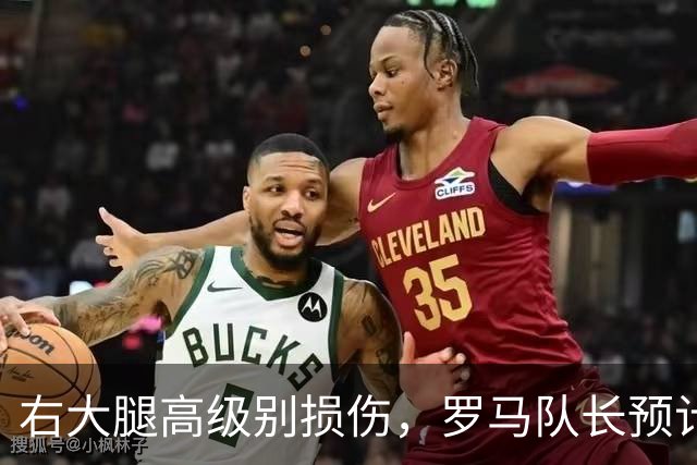 右大腿高级别损伤，罗马队长预计缺阵6到8周
