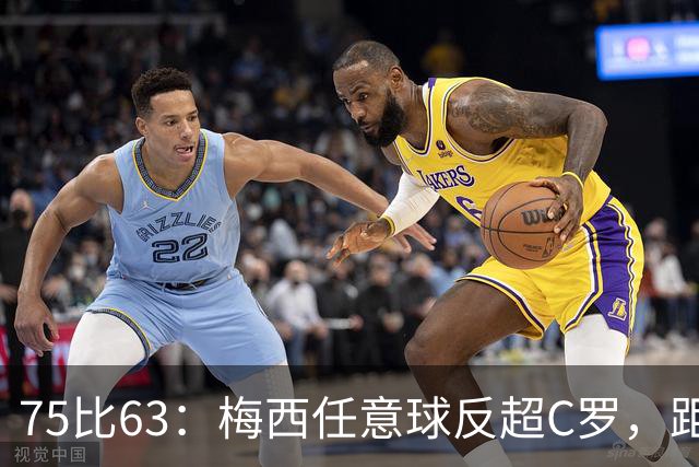 75比63：梅西任意球反超C罗，距历史第一只差3球